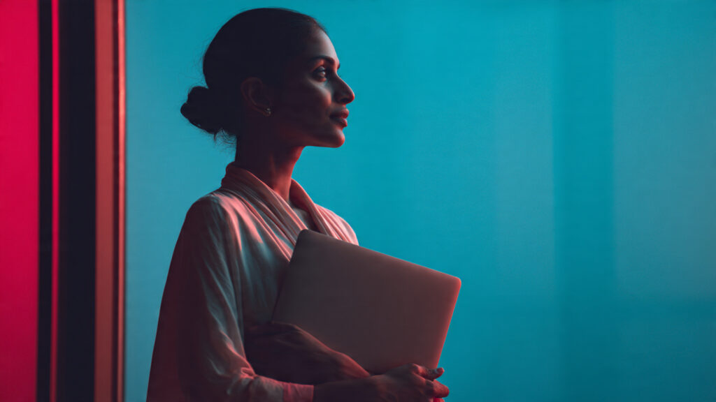 Karnataka Menstrual Leave Policy 2025 – Indian woman employee in office representing paid menstrual leave